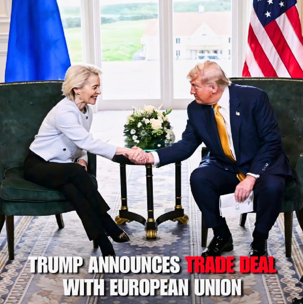 Current image: TRUMP ANNOUNCES TRADE DEAL WITH EUROPEAN UNION: A Game-Changer for Global Commerce in 2025